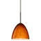 Besa Lighting Vila Cord Pendant, Habanero, Bronze Finish, 1x9W LED 1JT-4470HB-LED-BR - alternate 1